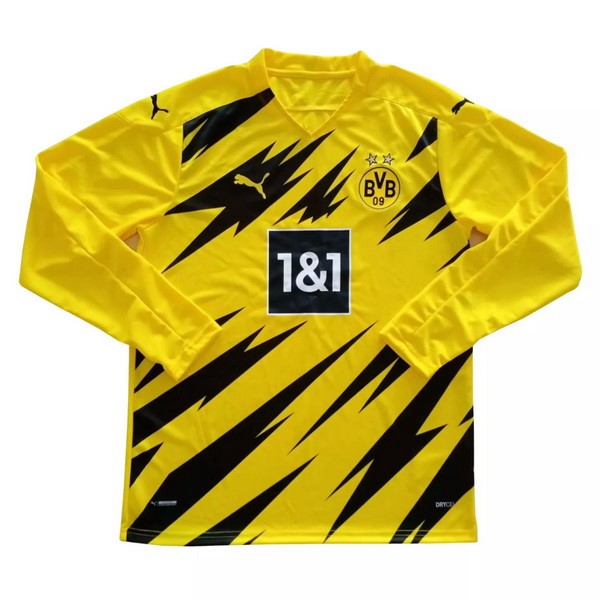Tailandia Camiseta Borussia Dortmund 1ª Kit ML 2020 2021 Amarillo